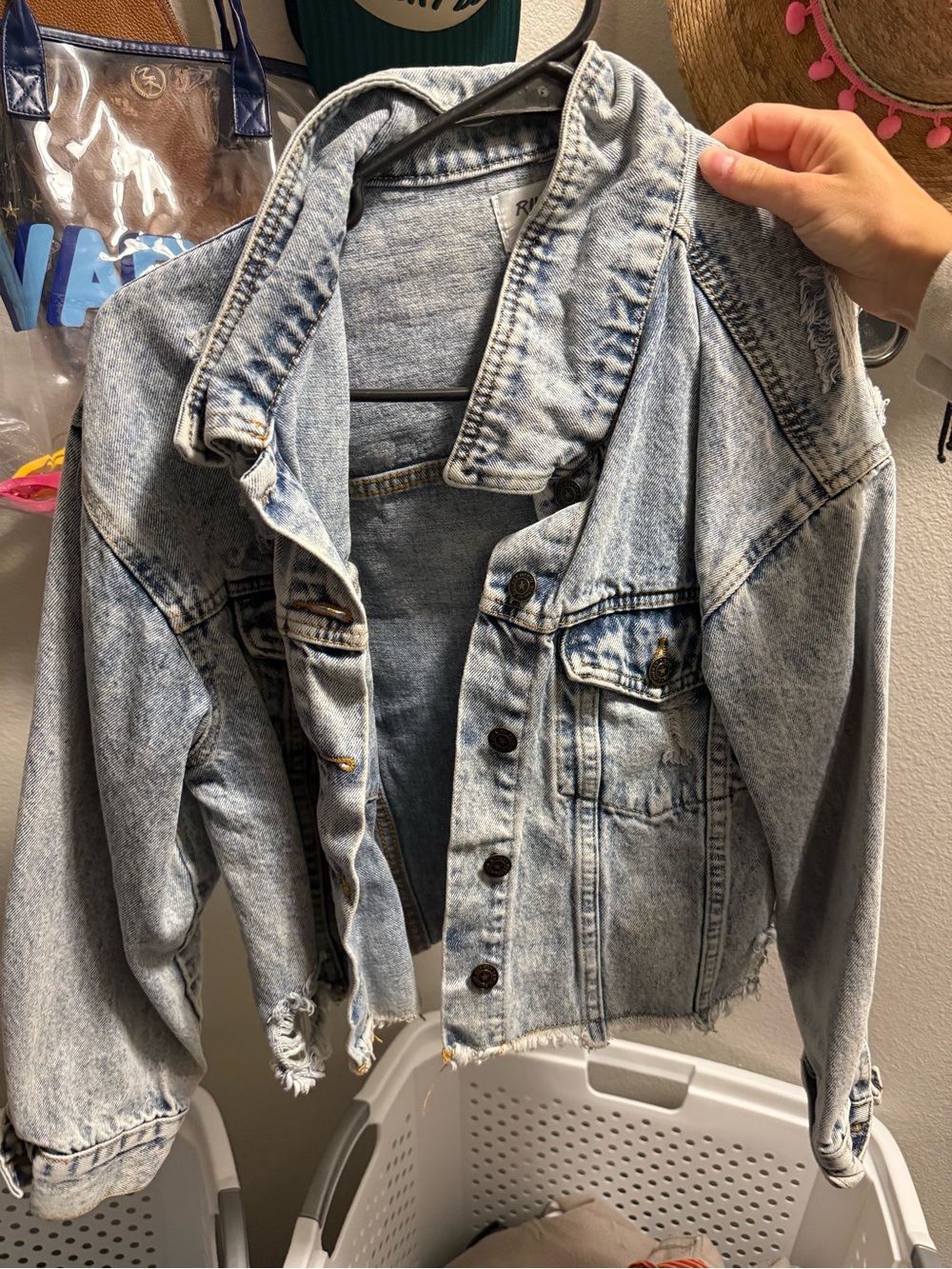 Rivalry Threads Light Blue Denim Trucker Jacket